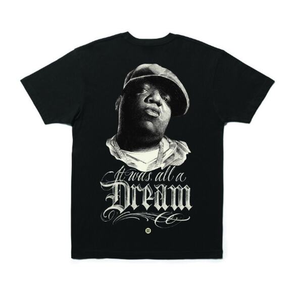 New ~ STANCE ~ 100% Cotton Notorious B.I.G It Was All Short Sleeve Tee Size XS - Picture 7 of 7
